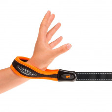 Повідки з автоматичним гачком для собак Ferplast Ergorfluo Matic G (Ферпласт Ергофлуо Матіс Джі) G 20/120 - 20 мм x L 120 см - max 60 кг, Оранжевий