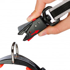 Повідки з автоматичним гачком для собак Ferplast Twist Matic G (Ферпласт Твіст Матіс Джі) G 18/110 - he 18 мм x L 110 см - max 50 кг, Оранжевий