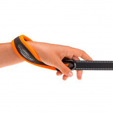 Повідки з автоматичним гачком для собак Ferplast Ergorfluo Matic G (Ферпласт Ергофлуо Матіс Джі) G 20/120 - 20 мм x L 120 см - max 60 кг, Оранжевий