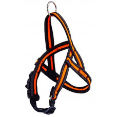 Шлея для собак з неопрену GimDog Alfresco Y (ДжимДог Алфреско У) 3.2*75 80-100 см, Жовтогарячий