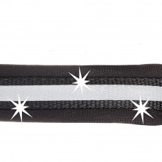 М'яка нагрудна шлейка для собак з мікрорегулюванням Ferplast Agila Reflex 5-9 (Ферпласт Агіла Рефлекс 5-9) 6 розмір - A = B 57 he 65 см 20 мм - max 15 кг, Чорний