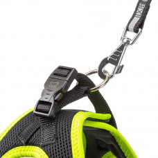 Нагрудна шлейка з дихаючим нейлоном Ferplast Kaori P (Ферпласт Каорі П) XXXS - A: 20 wa 24 см - B: 24 he 28 см, Жовтий