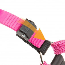 Нагрудна шлейка для собак з нейлону з мікрорегулюванням Ferplast Agila Sport (Ферпласт Агіла Спорт) A = B 69 et 77 см max 30 кг - 8 розмір, Рожевий