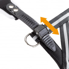 Нейлонова шлейка норвезького типу для собак Ferplast Errgocomfort Nordic (Ферпласт Гергокомфорт Нордік) А: 58 см B: 67-82 см - 2 розмір