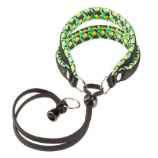 М'яка нагрудна шлейка для собак з еластичним шнурком Ferplast Agila Fantasy 2-3 (Ферпласт Агіла Фентезі 2-3) 2 розмір - A = B 32 he 50 зм 15 мм - max 6 кг, Чорно-зелений