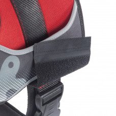 Нагрудна шлейка з високопрозорої нейлону Ferplast Hercules Р (Ферпласт Геркулес П) XL - A: 57 la 71 см - B: 80 que 102 см, червоний