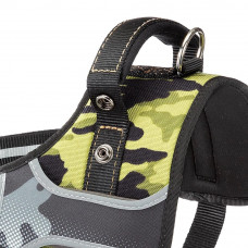 Нагрудна шлейка з високопрозорої нейлону Ferplast Hercules Р (Ферпласт Геркулес П) S - A: 39 тво 47 см - B: 50 he 60 смm, Воєнний