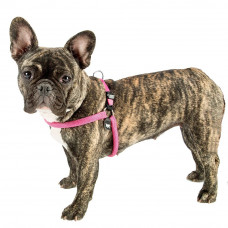 Нагрудна шлейка для собак з нейлону з мікрорегулюванням Ferplast Agila Sport (Ферпласт Агіла Спорт) A = B 37 et 45 см max 6 кг - 2 розмір, Рожевий