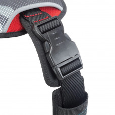 Нагрудна шлейка з високопрозорої нейлону Ferplast Hercules Р (Ферпласт Геркулес П) М - A: 43 ae 56 см - B: 59 жал 70 см 25 мм, Червоний