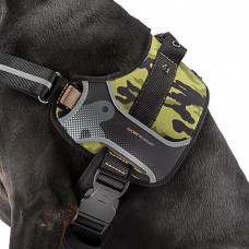 Нагрудна шлейка з високопрозорої нейлону Ferplast Hercules Р (Ферпласт Геркулес П) L - A: 54 ae 65 см - B: 64 he 81 см 40 мм, Воєнний