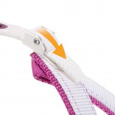 Нагрудна шлейка для собак із нейлону з мікрорегулюванням Ferplast Agila Colours 4-7 (Ферпласт Агіла Колорс) A = B 57 ÷ 65 см 30 мм — max 15 кг — 6 розмір, Фуксія