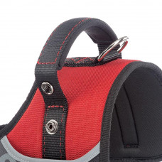 Нагрудна шлейка з високопрозорої нейлону Ferplast Hercules Р (Ферпласт Геркулес П) S - A: 39 тво 47 см - B: 50 rus 60 см 25 мм, Червоний