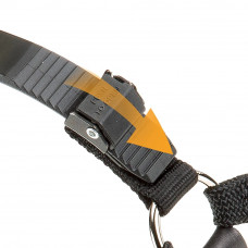 Нагрудна шлейка для собак з нейлону з мікрорегулюванням Ferplast Agila Sport (Ферпласт Агіла Спорт) A = B 44652 cm max 8 кг - 4 розмір, Чорний