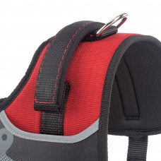 Нагрудна шлейка з високопрозорої нейлону Ferplast Hercules Р (Ферпласт Геркулес П) XS - A: 29 la 36 см - B: 42 ha 52 см 20 мм, Червоний