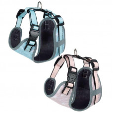 Нагрудна шлейка з дихаючим нейлоном Ferplast Nikita P Puppy (Ферпласт Никіта П Паппі) A:152cm-B:233cm - 10 mm - NIKITA P XXS PUPPY, Голубий