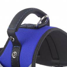 Нагрудна шлейка з високопрозорої нейлону Ferplast Hercules Р (Ферпласт Геркулес П) L - A: 54 ae 65 см - B: 64 he 81 см 40 мм, Синій