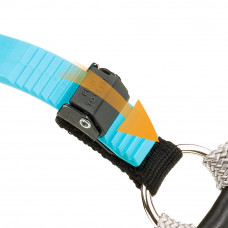 Нагрудна шлейка для собак із нейлону з мікрорегулюванням Ferplast Agila Sport (Ферпласт Агіла Спорт) A = B 57 ÷ 65 см Ø 13 мм — max 15 кг — 6 розмір, Сірий