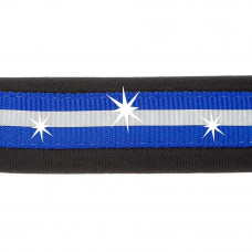 Світлий шлейк для собак з магнітною застібкою Ferplast Daytona P Cross (Ферпласт Дайтон П Кросс) XS - B: 39 ae 50 см 15 мм, Синій