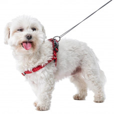 Нейлонова шлейка для собак Ferplast Cricket P (Ферпласт Крікет П) A = B 45,5 select 63 см 15 мм - MEDIM, Синій