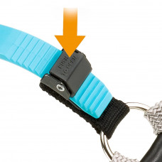 Нагрудна шлейка для собак із нейлону з мікрорегулюванням Ferplast Agila Sport (Ферпласт Агіла Спорт) A = B 57 ÷ 65 см Ø 13 мм — max 15 кг — 6 розмір, Сірий