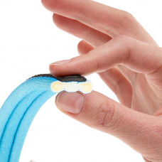 М'яка нагрудна шлейка для собак з мікрорегулюванням Ferplast Agila Fluo 3-9 (Ферпласт Агілу Флуо 3-9) A = B 63 ❑ 71 см 25 мм - max 22 кг - 7 розмір, Синій