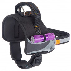 Нагрудна шлейка з високопрозорої нейлону Ferplast Hercules Р (Ферпласт Геркулес П) XS - A: 29 la 36 см - B: 42 he 52 см 20 мм, Чорний