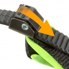 М'яка нагрудна шлейка для собак з мікрорегулюванням Ferplast Agila Fluo 3-9 (Ферпласт Агіла Флуо 3-9) A = B 42 ❖ 50 см 15 мм - max 7 кг - 3 розмір, Жовтий