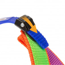 Нагрудна шлейка для собак із нейлону з мікрорегулюванням Ferplast Agila Colours 4-7 (Ферпласт Агіла Колорс) A = B 50 ÷ 58 см 25 мм — max 10 кг — 5 розмір, Жовтогарячий