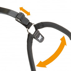 Нагрудна шлейка для собак з нейлону з мікрорегулюванням Ferplast Agila Sport (Ферпласт Агіла Спорт) A = B 44652 cm max 8 кг - 4 розмір, Чорний