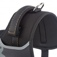 Нагрудна шлейка з високопрозорої нейлону Ferplast Hercules Р (Ферпласт Геркулес П) S - A: 39 тво 47 см - B: 50 he 60 см, Чорний