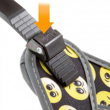 Нагрудная шлейка для собак с микрорегулировкой Ferplast Agila Fashion (Ферпласт Агила Фешн) A = B 63 ÷ 71 см - max 22 кг - 7 размер, Смайл