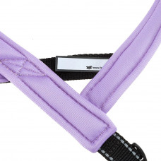 Нейлонова шлейка світловідражаюча норвезького типу для собак Ferplast Sport Dog P (Ферпласт Спорт Дог П) A: 58 см - B: 69 int 86 см - M, Фіолетовий