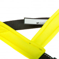 Нейлонова шлейка світловідражаюча норвезького типу для собак Ferplast Sport Dog P (Ферпласт Спорт Дог П) A: 39 см - B: 48 select 58 см - XS, Жовтий