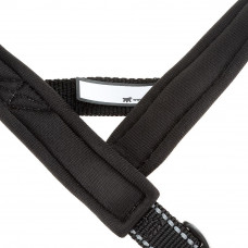 Нейлонова шлейка світловідражаюча норвезького типу для собак Ferplast Sport Dog P (Ферпласт Спорт Дог П) A: 48 см - B: 58 int 71 см - S, Сірий