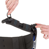 Нагрудная светоотражающая шлейка для собак из высокопрочного нейлона Ferplast Hercules Р (Ферпласт Геркулес П) XXL - A: 65 ÷ 75 см - B: 90 ÷ 110 см 40 мм, Черный