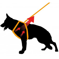 Нагрудна шлейка з мікрорегулюванням Ferplast Errgoflex P (Ферпласт Ергофлекс П) A: 45,5 ON 53,5 см - B: 49 he 57 см - max 25 кг - М, Фіолетовий