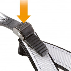 Нагрудна шлейка для собак з нейлону з мікрорегулюванням Ferplast Agila Colours 4-7 (Ферпласт Агіла Колорс) A = B 63 menu 71 см 30 мм - max 22 кг - 7 розмір, Чорний