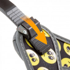 Нагрудная шлейка для собак с микрорегулировкой Ferplast Agila Fashion (Ферпласт Агила Фешн) A = B 63 ÷ 71 см - max 22 кг - 7 размер, Смайл