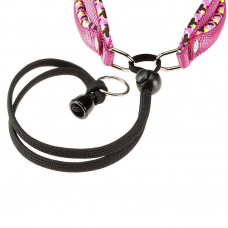 М'яка нагрудна шлейка для собак з еластичним шнурком Ferplast Agila Fantasy 2-3 (Ферпласт Агіла Фентезі 2-3) 2 розмір - A = B 32 he 50 з 15 мм - max 6 кг, Рожевий