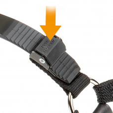 Нагрудна шлейка для собак з нейлону з мікрорегулюванням Ferplast Agila Sport (Ферпласт Агіла Спорт) A = B 44652 cm max 8 кг - 4 розмір, Чорний