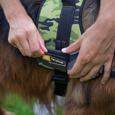 Нагрудна шлейка з високопрозорої нейлону Ferplast Hercules Р (Ферпласт Геркулес П) L - A: 54 ae 65 см - B: 64 he 81 см 40 мм, Воєнний