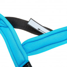 Нейлонова шлейка світловідражаюча норвезького типу для собак Ferplast Sport Dog P (Ферпласт Спорт Дог П) A: 65 см - B: 77 sign 98 см - L, Синій