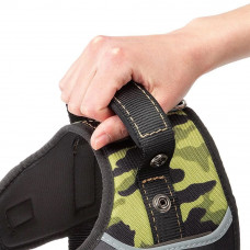 Нагрудна шлейка з високопрозорої нейлону Ferplast Hercules Р (Ферпласт Геркулес П) L - A: 54 ae 65 см - B: 64 he 81 см 40 мм, Воєнний