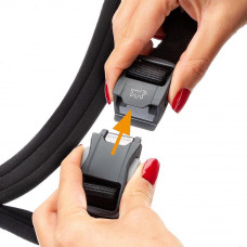 Світлий шлейк для собак з магнітною застібкою Ferplast Daytona P Cross (Ферпласт Дайтон П Кросс) SM: 54 ae 70 см 20 мм, Червоний