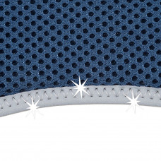 Тренірова нагрудна шлейка для собак з дихаючий нейлон Ferplast Nikita P (Ферпласт Никіта П) M - A: 30 menu 43 см - B: 38 use 55 см 15 мм, Синій