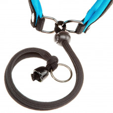 М’яка нагрудна шлейка для собак з еластичним шнурком Ferplast Agila Fluo 2 (Ферпласт Агіла Флуо 2) Синій