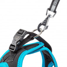 Нагрудна шлейка для собак, що дихають нейлоном Ferplast Kaori P (Ферпласт Каорі П) XXXS - A: 20 ae 24 см - B: 24 he 28 см, Синій