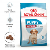 Royal Canin Medium Puppy (Роял Канин Медиум Паппи) сухой корм для щенков средних пород 10 кг.