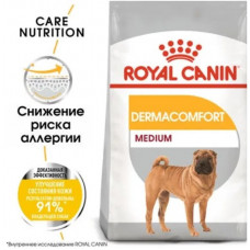 Royal Canin Medium Dermacomfort (Рояв Канін Медіум Дермакомфорт) корм для середніх собак з чутливою шкірою 10 кілограмів.