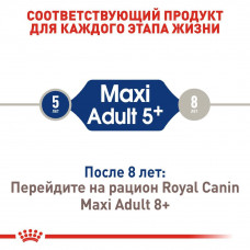 Royal Canin Maxi Adult 5+ (Рояв Канін Максі Едалт 5+) сухий корм для собак великих порід від п'яти років 15 кілограмів.